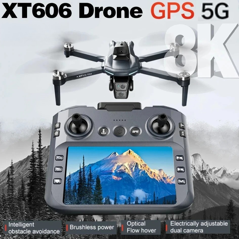 Drone Thermal Imaging - Original XT606 Drone Professional 8K HD