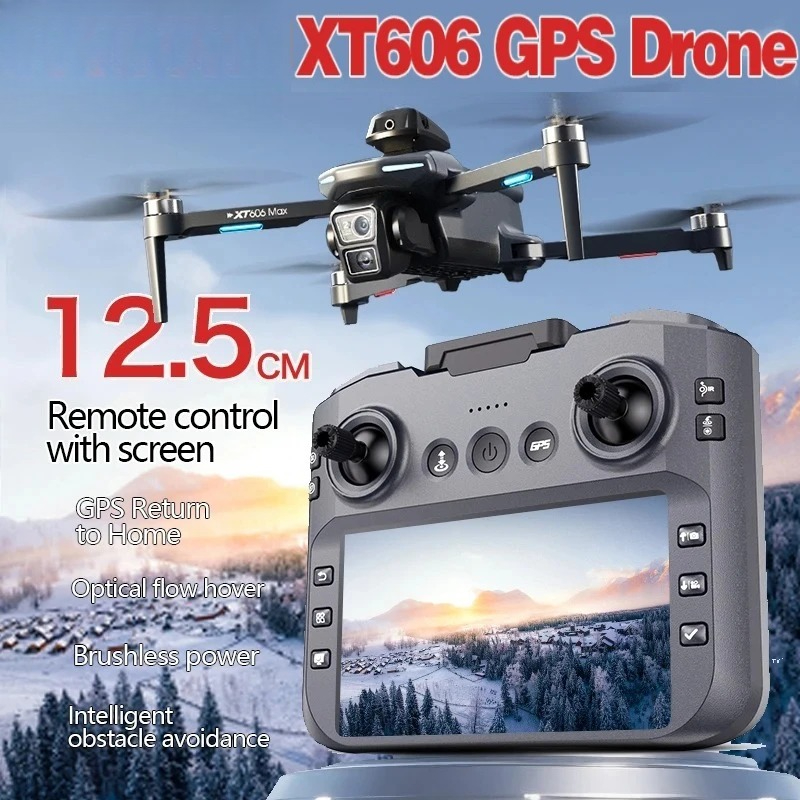 Drone Photogrammetry - Original XT606 MAX GPS Drone 4k