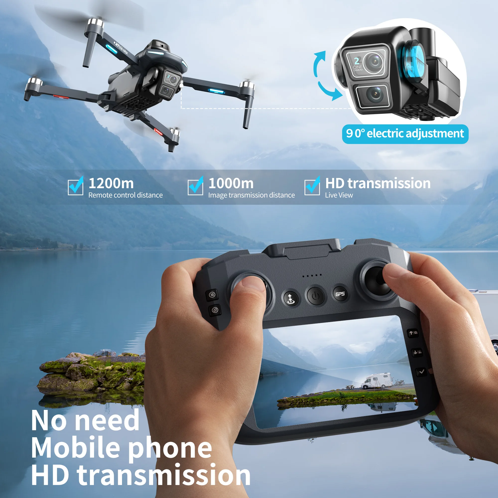 Original XT606 Drone Professio - Drone Thermal Imaging recension och pris