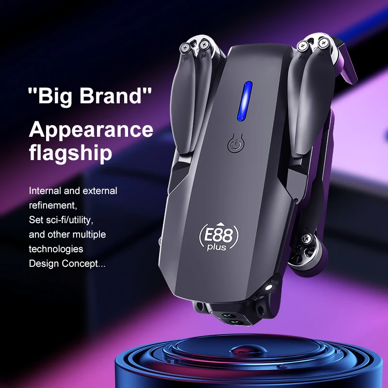 New E88 Plus Quadcopter Drone: - Drone Aerial Photography recension och pris