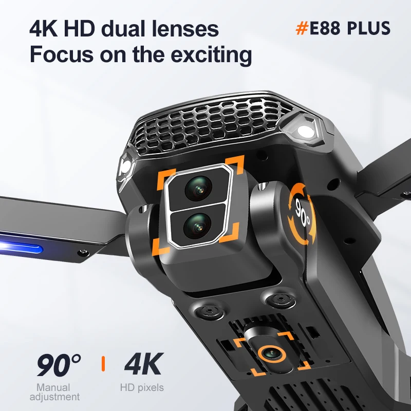 New E88 Plus Quadcopter Drone: - Drone Aerial Photography recension och pris
