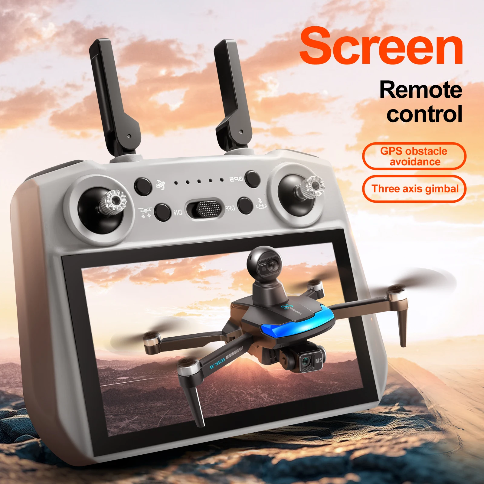 S185 Professional Drone 2.7K H - Drone Photogrammetry recension och pris